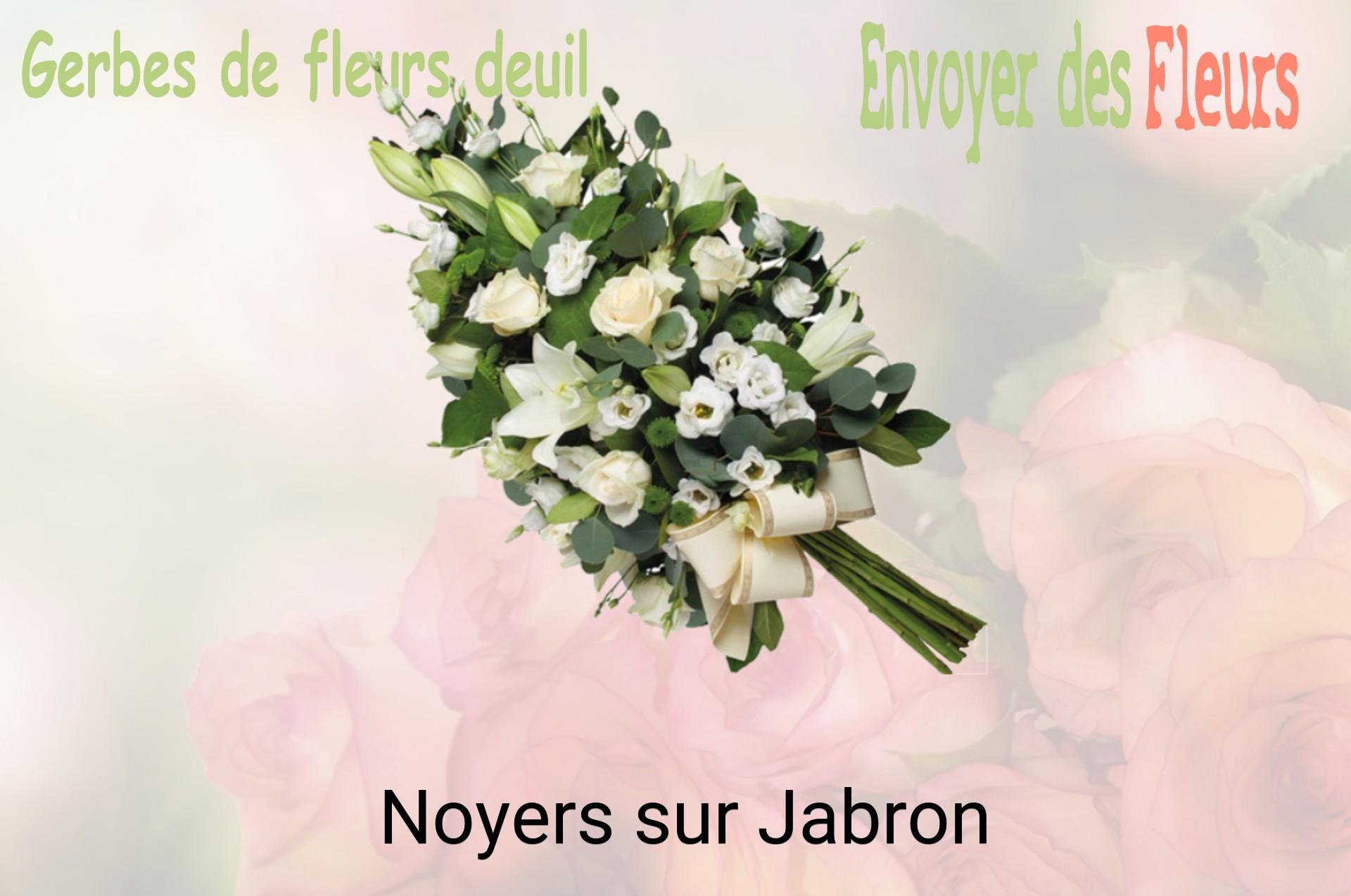 Gerbe de fleurs de deuil livrée à Noyers-sur-Jabron